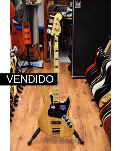 Fender American Deluxe Jazz Bass IV Natural MN